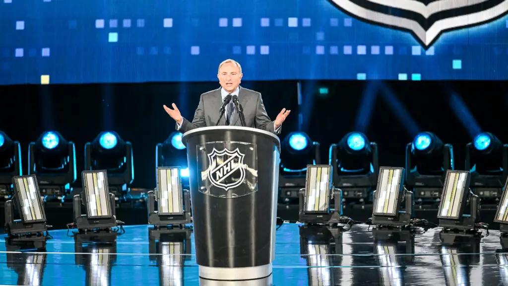 NHL Commissioner Gary Bettman.