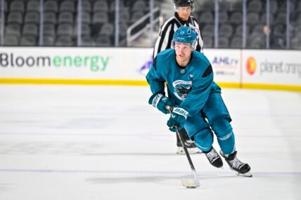 San Jose Sharks forward Thomas Bordeleau