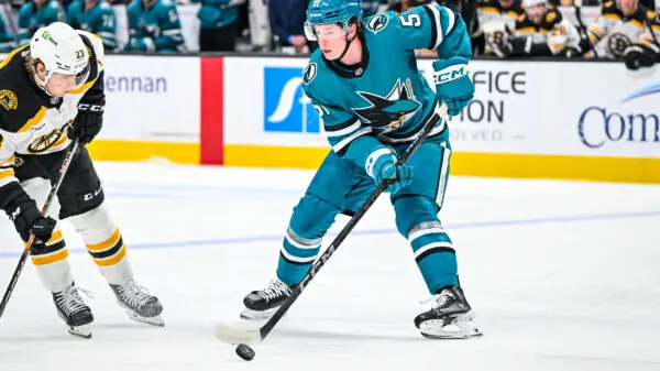 San Jose Sharks forward Collin Graf