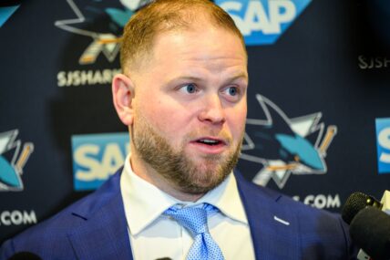 San Jose Sharks head coach Ryan Warsofsky