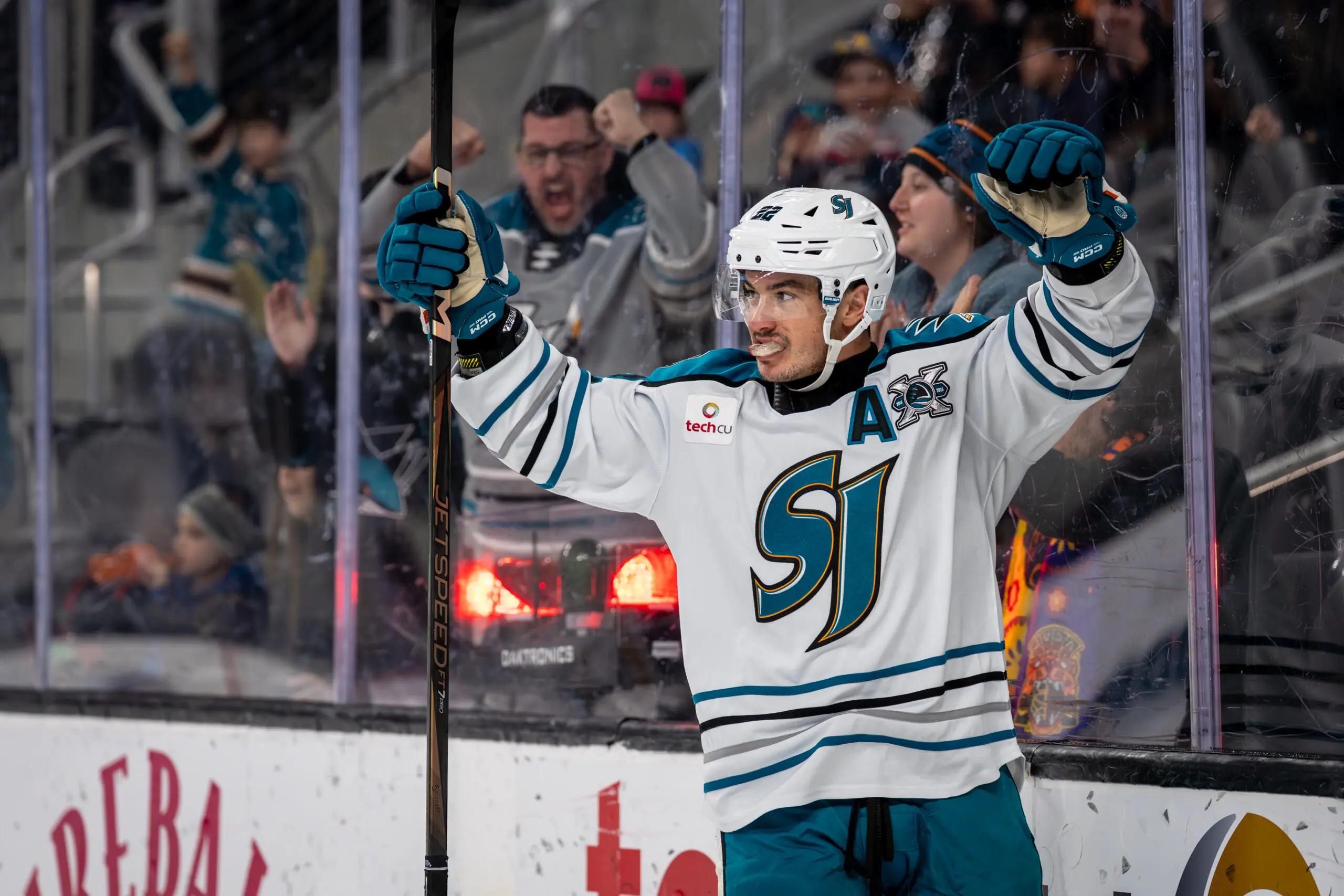 San Jose Barracuda forward Andrew Poturalski