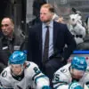 San Jose Sharks head coach Ryan Warsofsky