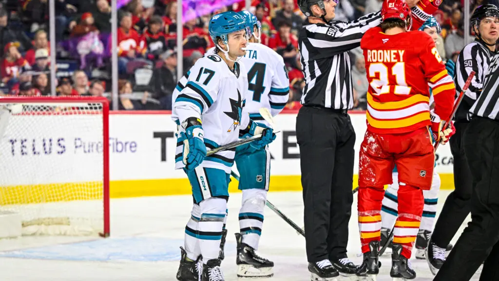San Jose Sharks forward Thomas Bordeleau