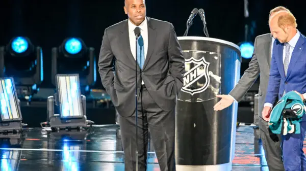 San Jose Sharks GM Mike Grier at the 2024 NHL Draft