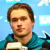 San Jose Sharks forward Macklin Celebrini