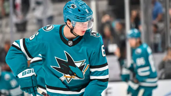 San Jose Sharks prospect defenseman Sam Dickinson