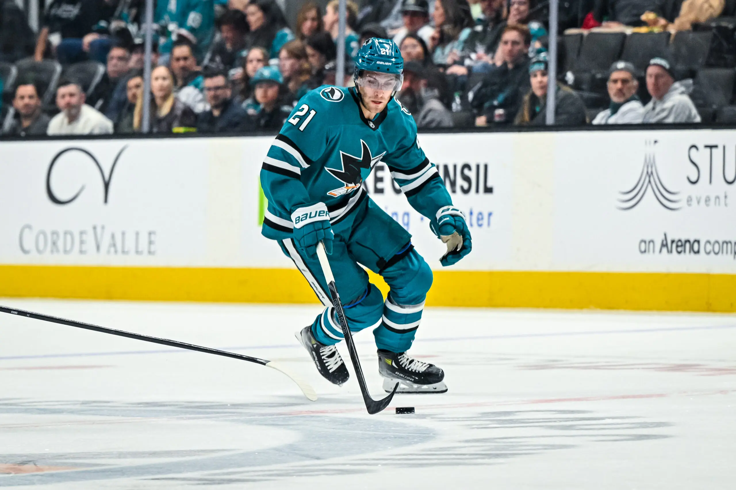 San Jose Sharks forward Alexander Wennberg