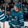 San Jose Sharks forward Macklin Celebrini