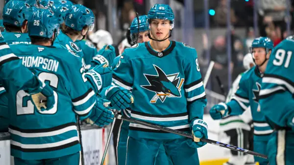 San Jose Sharks defenseman Shakir Mukhamadullin