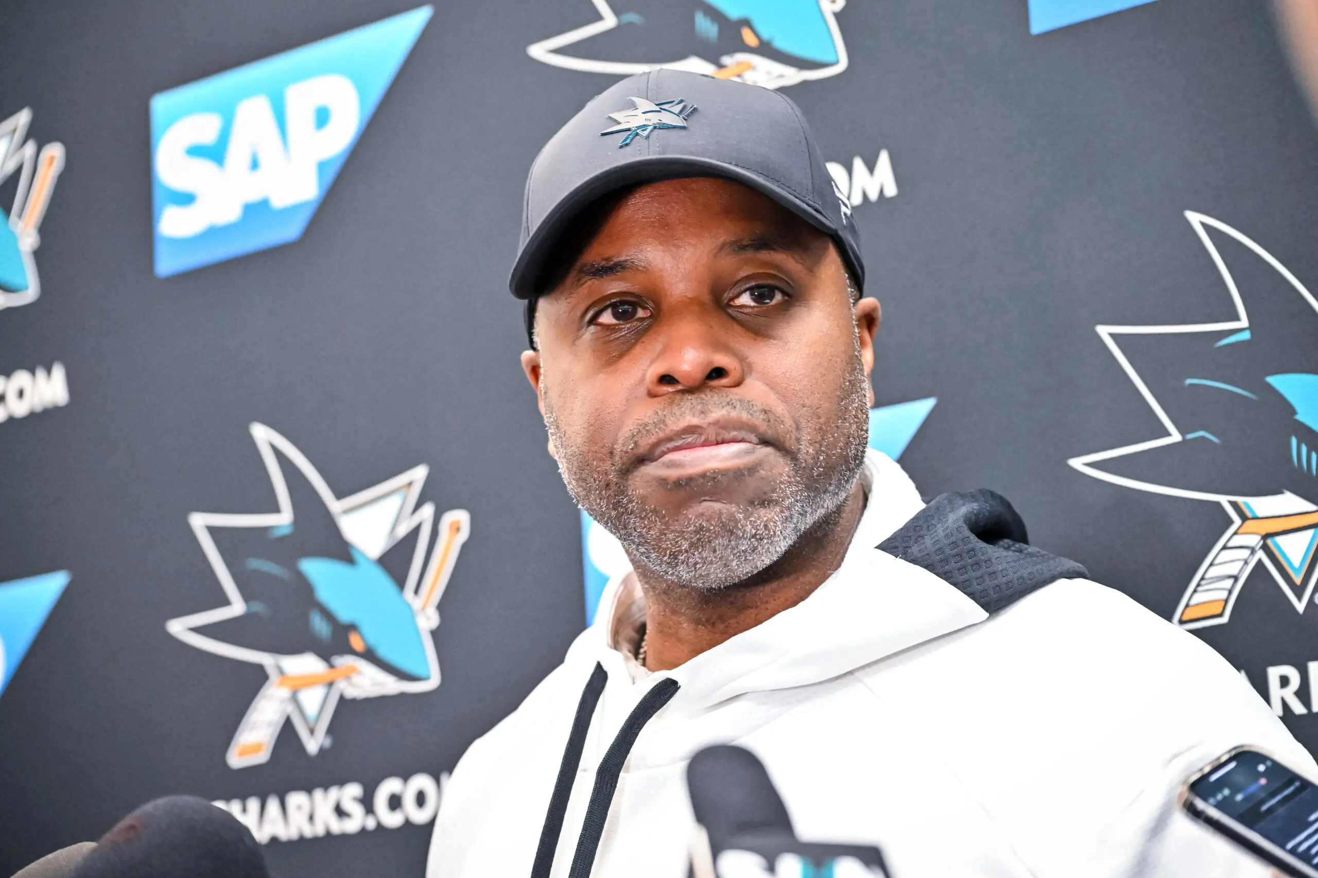 San Jose Sharks GM Mike Grier
