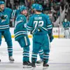 San Jose Sharks forward William Eklund