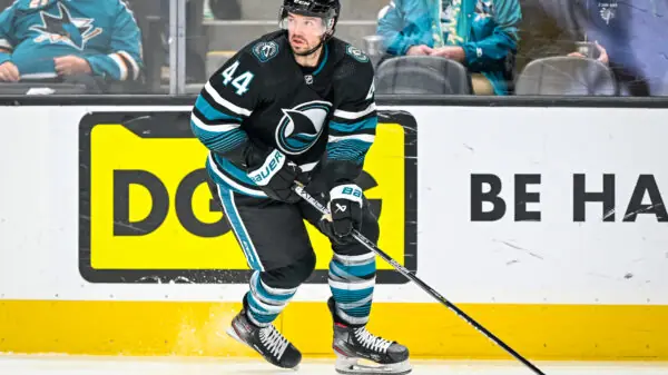 San Jose Sharks defenseman Marc-Edouard Vlasic