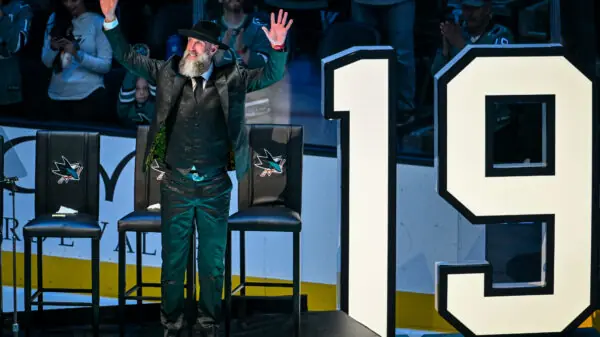 San Jose Sharks legend Joe Thornton.