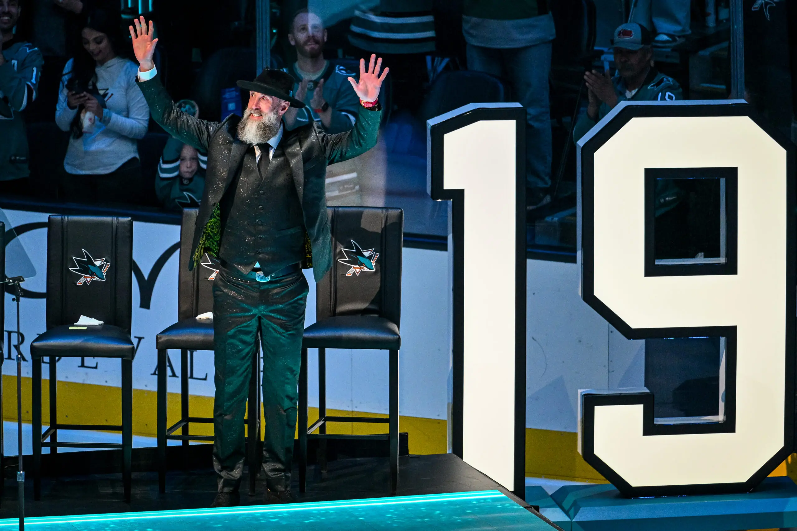 San Jose Sharks legend Joe Thornton.