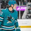 San Jose Sharks forward William Eklund