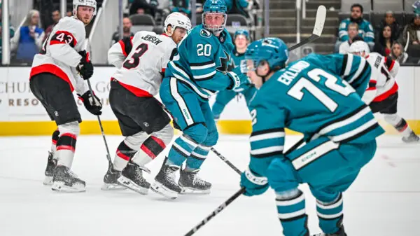 Former San Jose Sharks forward Fabian Zetterlund.