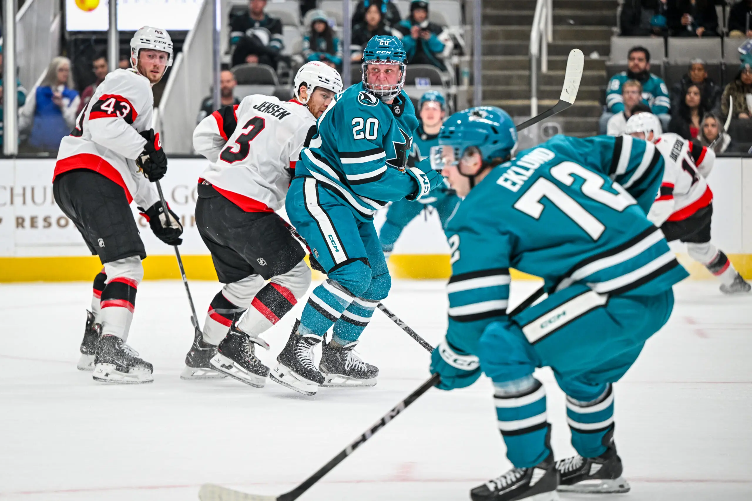 Former San Jose Sharks forward Fabian Zetterlund.