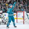 San Jose Sharks forward William Eklund