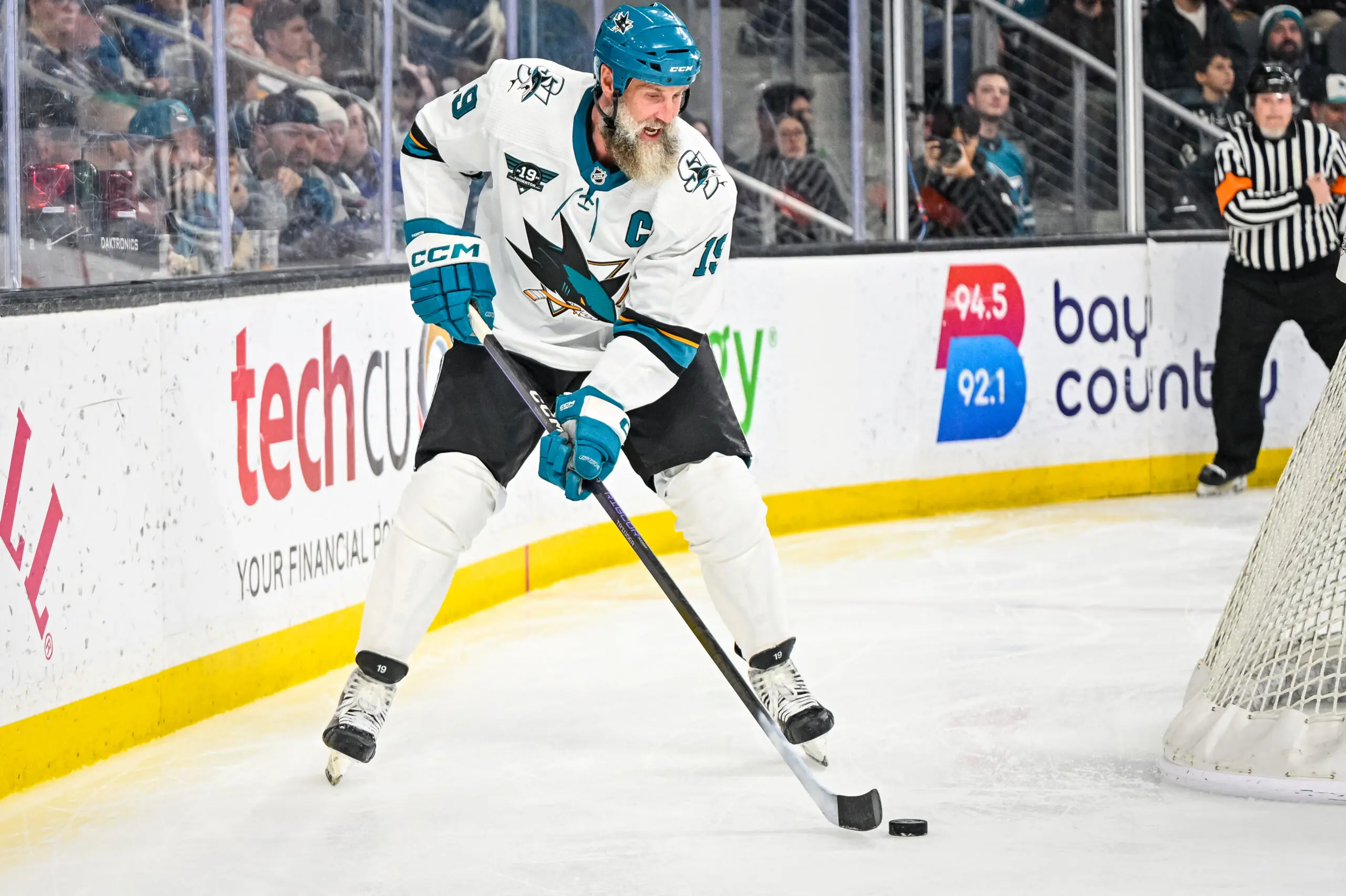 San Jose Sharks legend Joe Thornton.