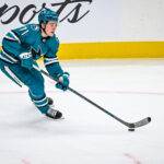 San Jose Sharks forward Macklin Celebrini