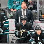 San Jose Sharks head coach Ryan Warsofsky