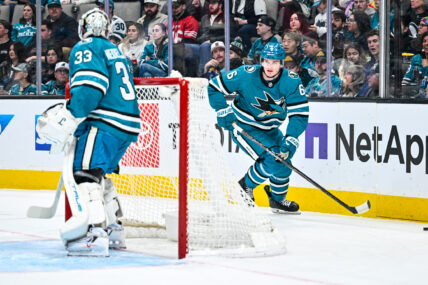 San Jose Sharks defenseman Sam Dickinson