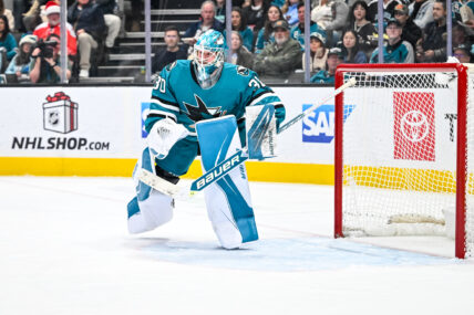 San Jose Sharks goalie Yaroslav Askarov