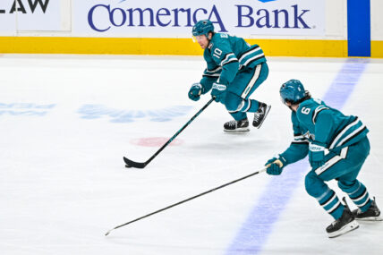 San Jose Sharks forward Ty Dellandrea