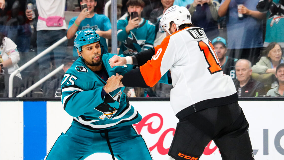 San Jose Sharks forward Ryan Reaves