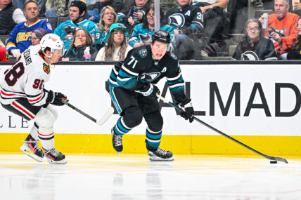 San Jose Sharks forward Macklin Celebrini