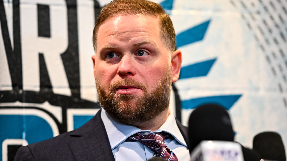 San Jose Sharks head coach Ryan Warsofsky