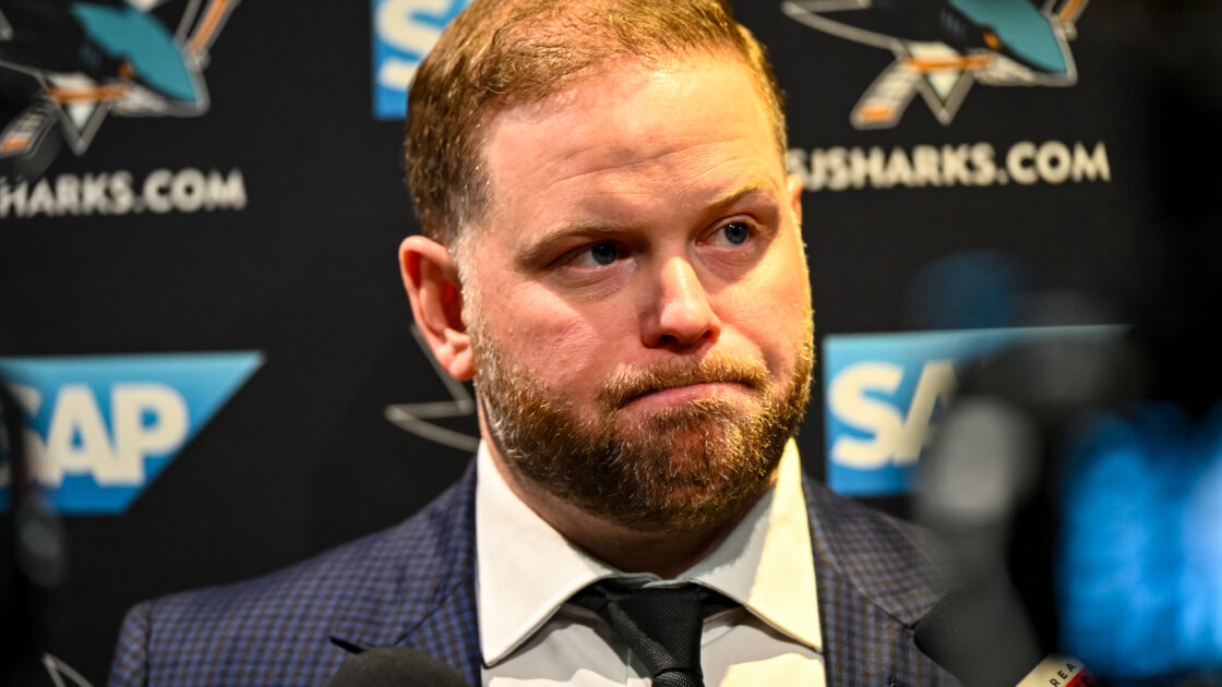 San Jose Sharks head coach Ryan Warsofsky