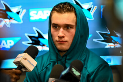 San Jose Sharks forward Macklin Celebrini