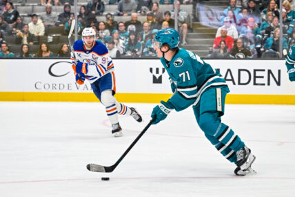 San Jose Sharks forward Macklin Celebrini