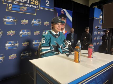 San Jose Sharks second overall pick Ivar Stenberg