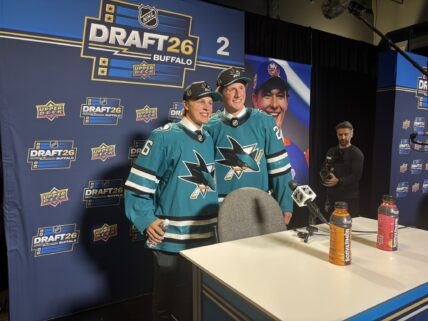 San Jose Sharks first round picks Ivar Stenberg & Keaton Verhoeff