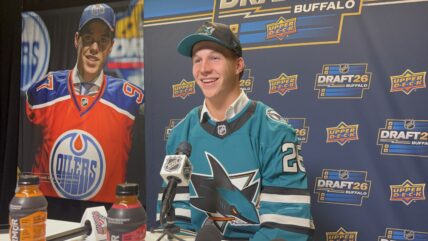 San Jose Sharks 127th pick in the 2026 NHL Draft Brady Knowling