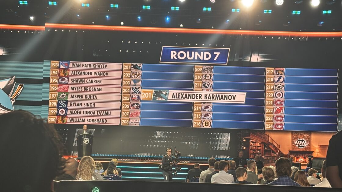 San Jose Sharks draft Alexander Karmanov