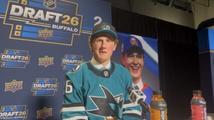 San Jose Sharks defenseman Keaton Veroeff