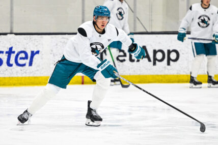 San Jose Sharks defenseman prospect Haoxi (Simon) Wang