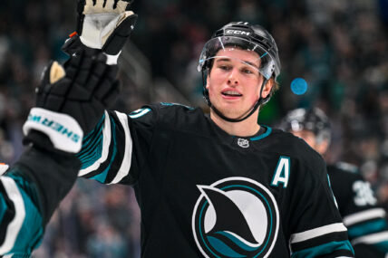 San Jose Sharks forward Macklin Celebrini