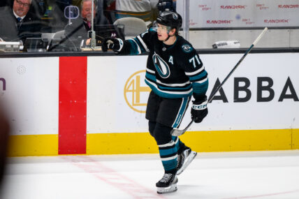 San Jose Sharks forward Macklin Celebrini