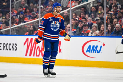 New San Jose Sharks defenseman Darnell Nurse playing for the Edmonton Oilers