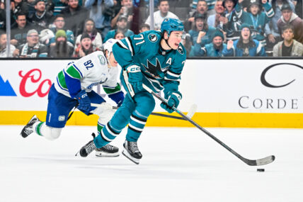 San Jose Sharks forward Macklin Celebrini