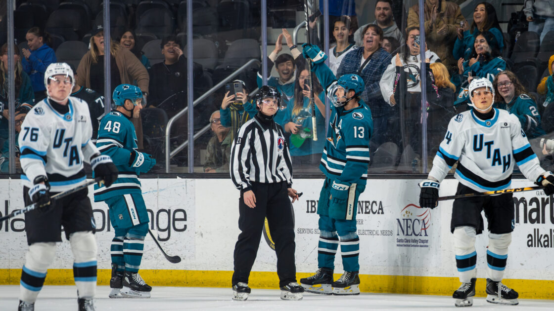 San Jose Sharks forward Quentin Musty