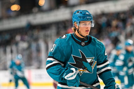 San Jose Sharks forward Ivar Stenberg