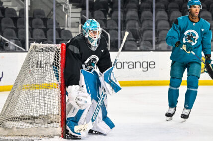 San Jose Sharks goalie Yaroslav Askarov