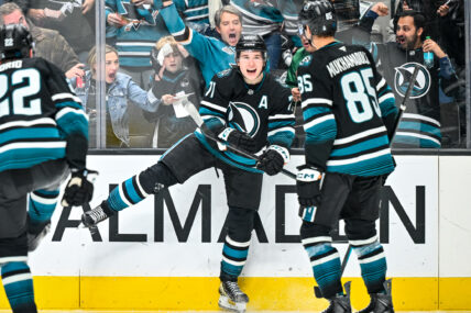 San Jose Sharks forward Macklin Celebrini