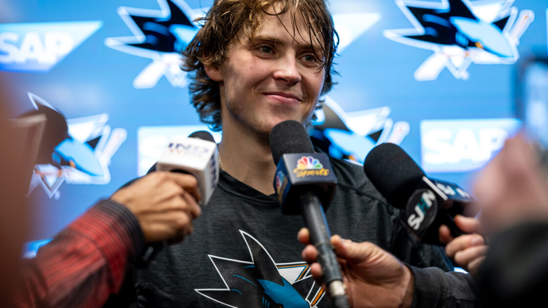 San Jose Sharks forward Will Smith