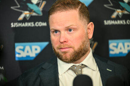 San Jose Sharks head coach Ryan Warsofsky